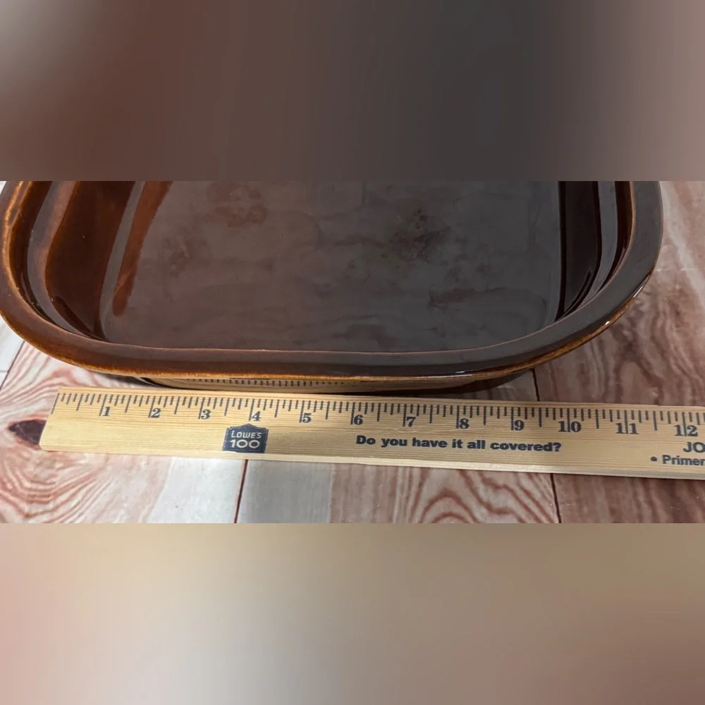 Vintage Sunbeam Electric Skillet‎ Stoneware Replacement liner Midcentury Brown